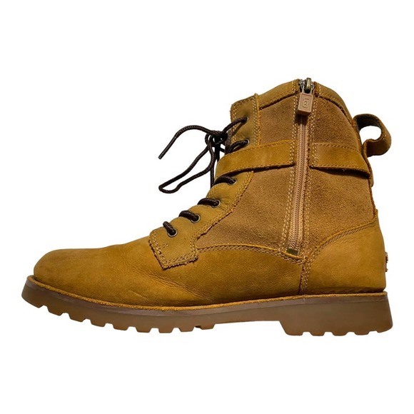 UGG Koren lace up easy zip suede hiking combat boots zip mid-calf buckle… - Picture 3 of 12